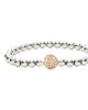 Ireland Beaded Bracelet in Rose Gold/Silver - thumbnail