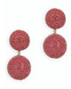 Krystal Earrings in Fuchsia - thumbnail