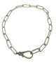 Long Link Necklace in Silver - thumbnail