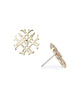 Logo Stud Earrings in Gold - thumbnail