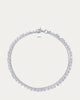 Warrant Triple Chain Necklace in Silver - thumbnail