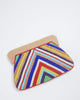Vee Handmade Beaded Clutch Bag in Multi - thumbnail