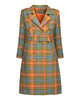 The Florence Plaid Trench Coat - thumbnail