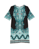 Karis Split-Neck Shift Dress - thumbnail