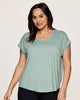 Plus Breezy Hi Low Tee - thumbnail