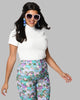 Smak Parlour White Textured Turtleneck Knit Top - thumbnail
