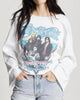 Aerosmith World Tour Bell Sleeve Top in White - thumbnail