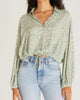 Becca Medallion Top in Tropical Teal - thumbnail
