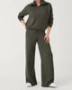 Airessentials Wide Leg Pants in Dark Palm - thumbnail