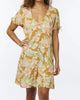 Always Summer Button Through Dress in Gold - thumbnail