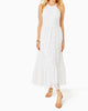 Beccalyn Eyelet Maxi Dress in Resort White Oversized Pinwheel Rayon Eyelet - thumbnail