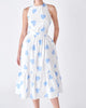 All My Love Midi Dress in White/Blue - thumbnail