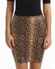 Commando Faux Leather Animal Mini-Skort - Sk15 in Snake - thumbnail