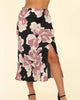 Carly Slit Skirt in Romano - thumbnail