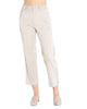 High Power Cupro Cropped Trouser in Beige - thumbnail