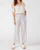 Cropped Wide-Leg Linen Pant in Blue Stripe - thumbnail