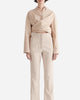 Halle Split Leg Pant in Cream - thumbnail