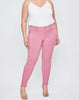 Plus Size Hyper Stretch Skinny Jean in Rose Bloom - thumbnail