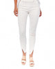 Fyre Split Hem Jeans in White - thumbnail