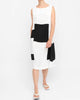 Color Block Dress in Black/Offwhite - thumbnail