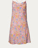 Floral-Print Jersey Mini Dress in Pink/Yellow - thumbnail