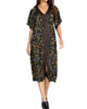 Midnight Mariposa Button Front Dress in Multi - thumbnail