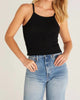 Diana Sweater Tank in Black - thumbnail
