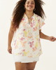 Anne Tie-Neck Flutter-Sleeve Top - thumbnail