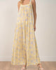Maxi Tank Straps Tiered Dress in Limon Bloom Print - thumbnail
