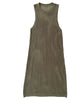 Open Knit Dress in Olive - thumbnail