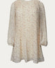 Floral-Print Chiffon Tunic Mini Dress in Cream Floral - thumbnail