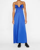 Delicate Tie Keyhole Dress in Ultramarine - thumbnail