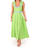 Empire Maxi Dress in Garden Green - thumbnail