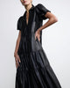 Havana Vegan Leather Dress in Black Onyx - thumbnail