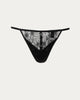 La Reve Thong in Black - thumbnail