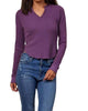Overland Keyhole Top in Eggplant - thumbnail