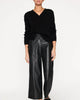 Jolie Fringe Vee in Black Onyx - thumbnail