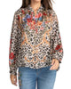 Cheetah Amabel Blouse in Multi - thumbnail