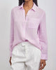 Ellis Shirt in Pale Lilac - thumbnail