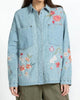 Cherri Denim Pocket Overshirt in Denim Blue - thumbnail
