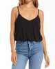 Mirabel Sleek Tank in Black - thumbnail
