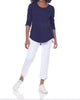 The Bali Tunic in Navy Blue - thumbnail