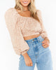 Suzanna Crop Top in Ditsy Daisy - thumbnail