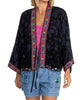 Star Danica Kimono in Black - thumbnail