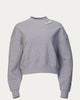 Sweatshirt With Metal Details in Grey - thumbnail