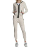 Slim Waffle Jogger in Oatmeal - thumbnail