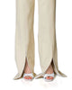 Stefani Low Rise Pants in Cream - thumbnail
