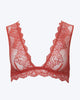 So Fine Lace Tank Bralette in Guava - thumbnail