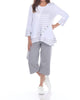 Trendy Tunic in White - thumbnail