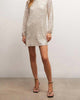 Andromeda Sequin Mini Dress In Stardust - thumbnail